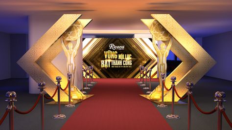 RICON YEP 2017 on Behance Award Event Design, Entry Arch Design, Arc Entrance, Event Entrance Decor, Event Entrance Design, Event Entrance Arch Design, Event Entrance Arch, Event Entry, Entrance Arch