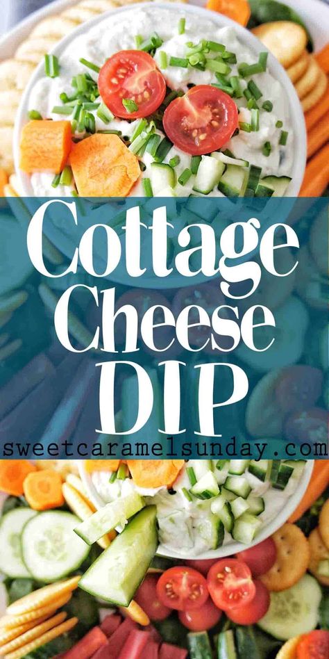 Dinner Starters, Cottage Cheese Dip Recipes, Cottage Cheese Dip, Cottage Cheese Dips, Cheese Dip Recipe, Keto Appetizers, Cheese Dip Recipes, Healthy Appetizer Recipes, Bariatric Eating