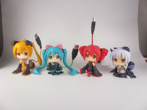 Vocaloid - Yowane Haku - USB (Sheriff Dou) | MyFigureCollection.net Haku Vocaloid, Vocaloid Figures, Yowane Haku, Kasane Teto, Anime Figurines, Anime Merchandise, Cool Items, Anime Figures, Hatsune Miku