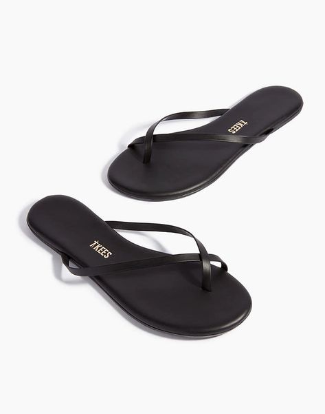 TKEES® Riley Leather Sandals Black Flip Flops, Women's Footwear, Boot Shop, Flip Flop Sandals, Black Sandals, Cowhide Leather, Leather Sandals, Mens Flip Flop, Madewell