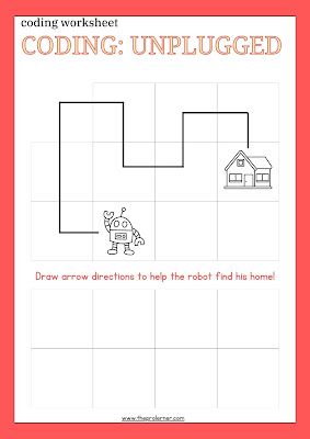 Coding Worksheets with Printable Coding Worksheets PDF Coding Preschool, Coding For Kindergarten, Coding For Kids Worksheets, Coding And Robotics Worksheets, Kindergarten Coding, Coding Classes For Kids, Coding Courses, Basic Coding, Coding Lessons