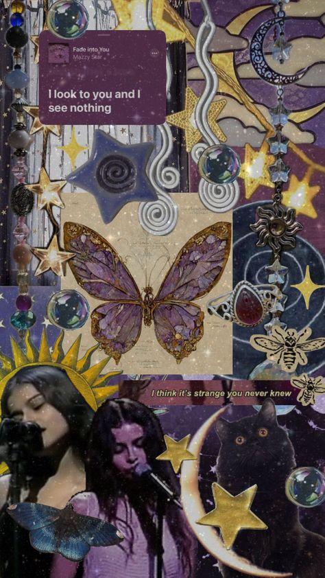 #whimsigoth #whimsigothic #mazzystar #mazzystaraesthetic #fadeintoyou #fyp #fypshuffle #fyppppp Purple Poster, Star Purple, Mazzy Star, Funky Outfits, Create Collage, Creative Play, Your Aesthetic, Connect With People, Cover Photos