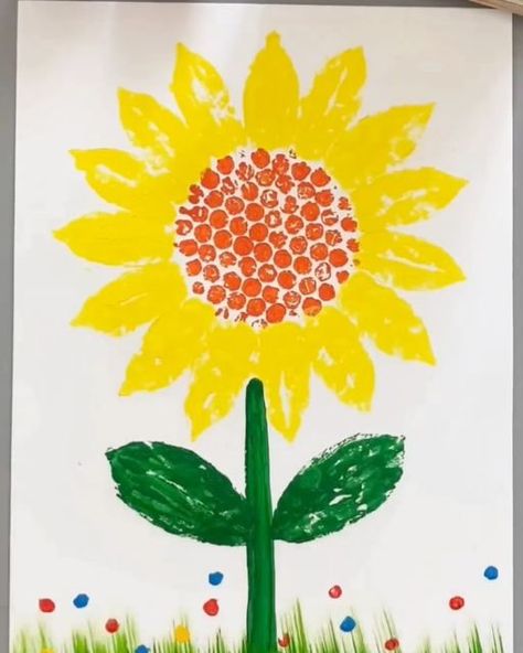 Nagihan Tan on Instagram: "Günaydın 🥰🌻🐞" Grandma Camp, Kindergarten Craft, Vegetable Print, Spring Art Projects, Paper Fish, Print Drawing, Sunflower Wedding Invitations, Paper Craft Ideas, Kindergarten Crafts