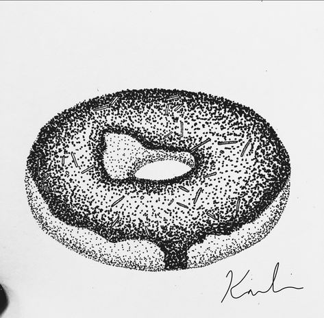 stippling. Kailin Little @kailinlittlee on instagram Stripling Art, Stipple Art Easy, Dot Sketch, Pointillism Easy, Pointilism Art Ideas Easy, Stippling Art Easy, Simple Stippling Drawing Easy, Pointilism Art, Stippling Practice