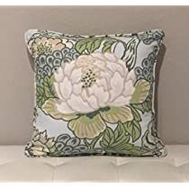 Check this out! Thibaut Honshu, Chinoiserie Pillow Covers, Chinoiserie Blue, Blue Throw Pillow, Blue Throws, Floral Pillow Cover, Papel Mache, 20x20 Pillow Covers, Linen Pillow Covers