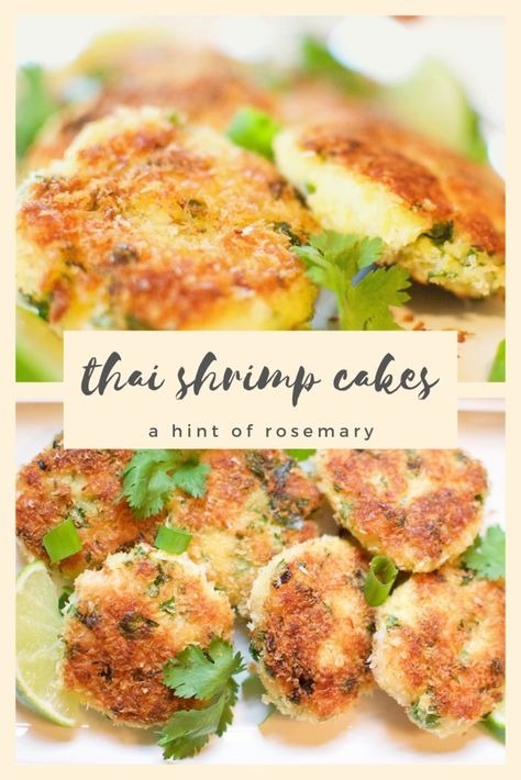 Thai Shrimp Cakes Recipe, Green Curry Recipes Thai Shrimp, Thai Shrimp Cakes, Shrimp Cakes Recipe, Thai Green Curry Shrimp, Red Curry Coconut Shrimp, Cakes With Coconut, Shrimp Cake Recipe, Shrimp Thai Curry Coconut Milk