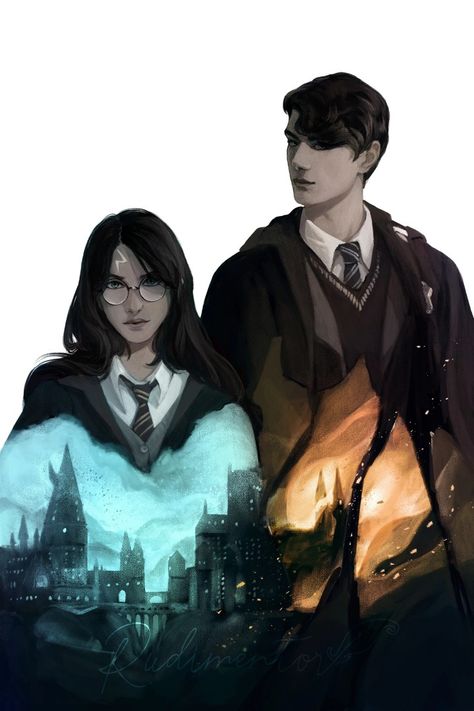 Fem Harry Potter, Female Harry Potter, Fem Harry, Harry Potter Toms, Draco Malfoy Fanart, Drarry Fanart, Harry Potter Halloween, Harry Potter Artwork, Images Harry Potter