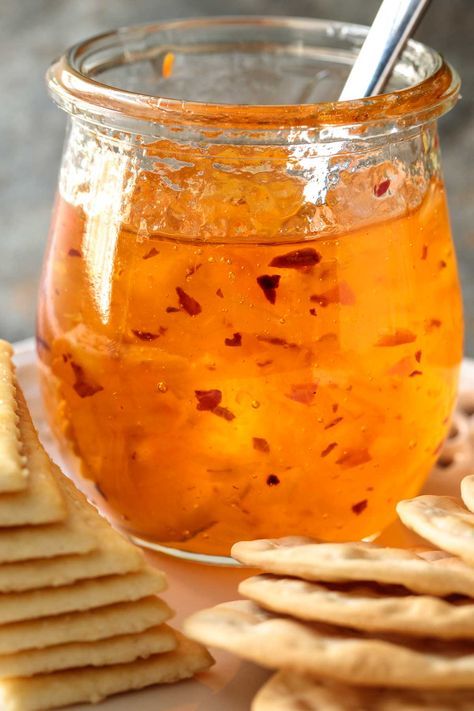 Habanero Pepper Jelly, Pepper Jelly Recipes, Habanero Pepper, Hot Pepper Jelly, Habanero Peppers, Pepper Jelly, Jam And Jelly, Jelly Recipes, Homemade Jam