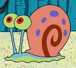 Gary The Snail From Spongebob, Gary Snail, Tutorial On Drawing, Spongebob Nails, Gary The Snail, Spongebob Drawings, Spongebob Painting, Spongebob Square, Spongebob Party