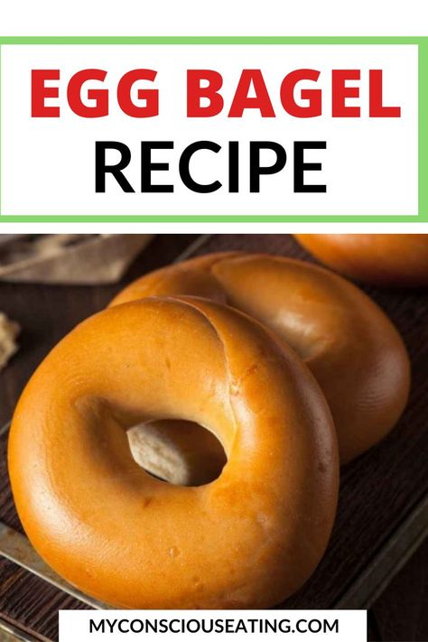 Egg bagels on plate Egg Bagel Recipe, Egg Bagels, Breakfast Bagel Recipe, Types Of Bagels, Bagel Recipe Easy, Egg Bagel, Breakfast Bagel, Homemade Bagels, Bagel Recipe