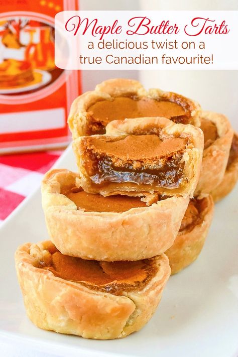 Best Butter Tart Recipe, Canadian Butter Tarts, Newfoundland Recipes, Maple Recipes, Maple Syrup Recipes, Rock Recipes, Maple Butter, Butter Tarts, Canadian Food