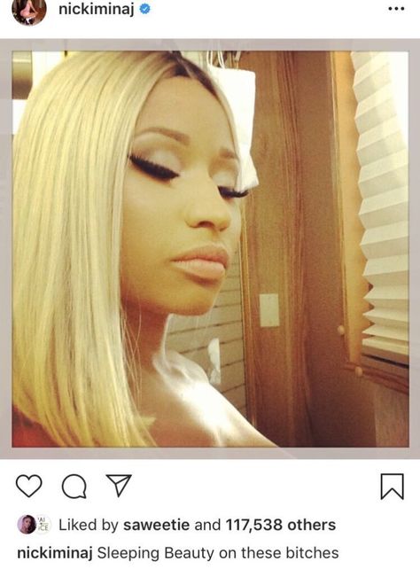 Nicki Minaj Captions, Nicki Minaj Instagram Captions, Old Nicki Minaj, New Nicki Minaj, 2010s Aesthetic, Blonde Wavy Hair, Nicki Minaj Photos, Nicki Minaj Pictures, 2013 Swag Era