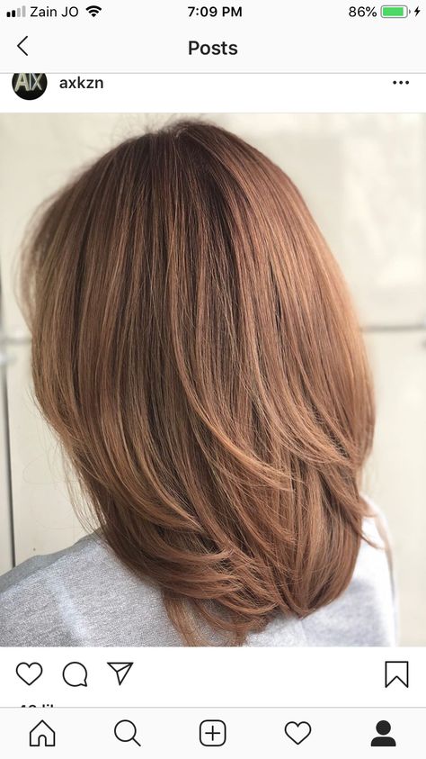 Mid Length Bobs With Layers, Maple Hair Color, Bobs With Layers, Layered Bob Cut, I Beg Your Pardon, Mid Length Bobs, Layer Cut, Let Down, Layered Bob