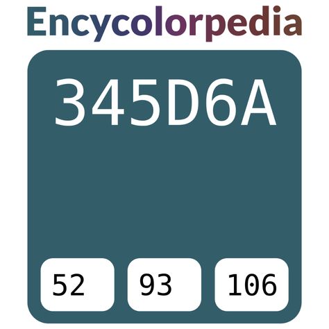 Kansai Paint Warm Blue / #345d6a Hex Color Code Light Blue Wall Color, Blue Wall Color, Cloverdale Paint, Pittsburgh Paint, Porter Paint, Crown Paints, Kelly Moore, Valspar Paint, Hex Color