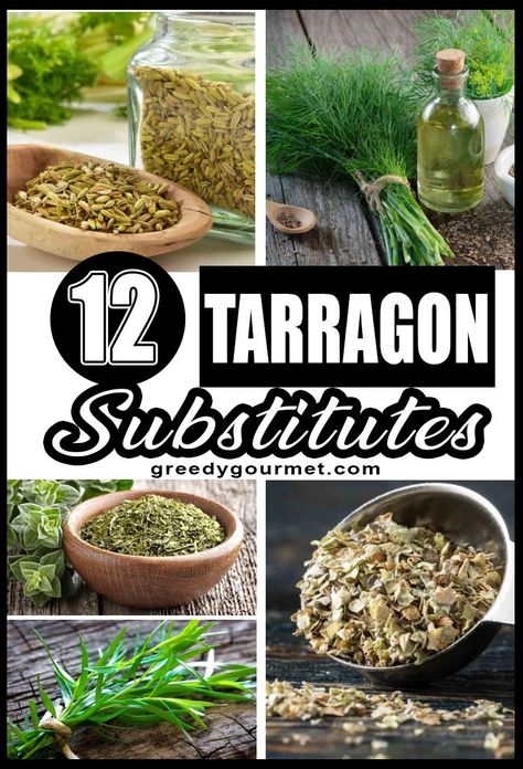 Have you heard of a tarragon? Tarragon is a versatile herb and spice used for cooking, medical, and decorative purposes. It has a slightly bittersweet with peppery licorice flavour. Learn about the 12 best tarragon substitutes. Pick from both fresh and dry options for all of your baking and cooking needs #tarragon #tarragonspice #spice #spices #spicesubstitute #cookingsubstitute #ingredientsubstitute #herb Tarragon Mushrooms, Recipes Using Fresh Tarragon, Tarragon Magical Properties, Drying Tarragon, Mexican Tarragon, Cooking Substitutions, Appetizer Sandwiches, Herb Tea, Ingredient Substitutions