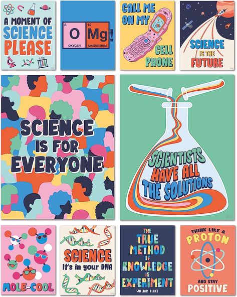 🔬 Ready to ignite curiosity in your classroom? Explore my latest blog post on science posters that engage and inspire young minds! From vibrant visuals to empowering messages, these posters turn learning into an adventure. 🌌💡 #EdTech #ScienceEducation https://www.educatorstechnology.com/2023/08/7-great-science-posters-for-classroom.html Science Posters For Classroom, Science Class Decorations, Classroom Posters Middle School, Classroom Posters High School, Science Classroom Posters, High School Classroom Decor, Classroom Posters Elementary, Science Classroom Decor, High School Science Classroom