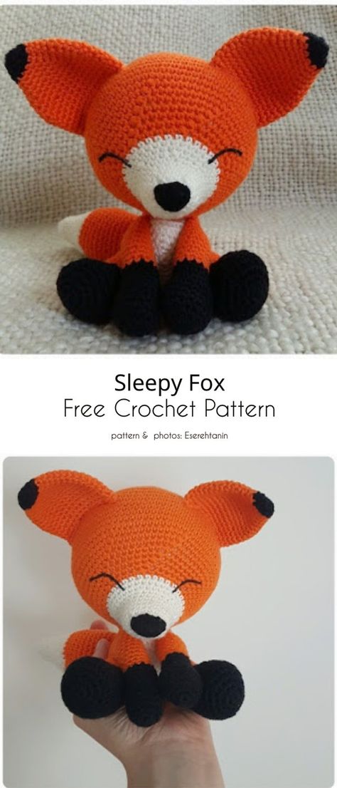 Amigurumi Fox Free Crochet Patterns Fox Crochet Free Pattern, Free Fox Crochet Pattern, Crochet Fox Pattern Free Amigurumi, Crochet Fox Pattern, Arctic Fox Crochet Pattern Free, Fox Amigurumi Free Pattern, Easy Crochet Fox Pattern Free, Crochet Fox Tail Pattern Free, Fox Crochet Pattern Free