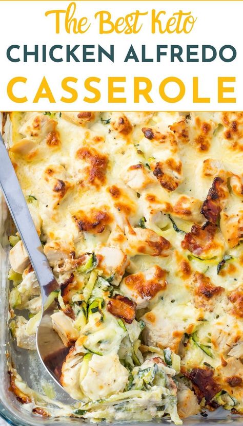 The Best Chicken Alfredo, Best Chicken Alfredo, Cheesy Casserole Recipes, Homemade Chicken Alfredo, Alfredo Casserole, Chicken Alfredo Casserole, Creamy Alfredo Sauce, Chicken Alfredo Bake, Chicken Broccoli Alfredo