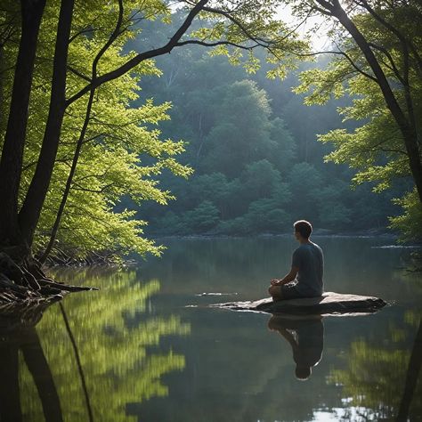 Simple Steps on How to Meditate Effectively | Medium Meditation Photos Nature, Meditation Photos Mindfulness, Silent Meditation, Sunset Meditation, Meditation On The Beach, Quiet The Mind, How To Meditate, Walking Meditation, Finding Peace