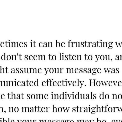 Nedra Glover Tawwab, Therapist on Instagram: "Accept that they hear you and not listening, willing to change or respond.

#nedranuggets" Listen To Hear Not Respond, Not Listening, Listening To You, Relationship Goals, Healthy Lifestyle, Quotes, On Instagram, Instagram