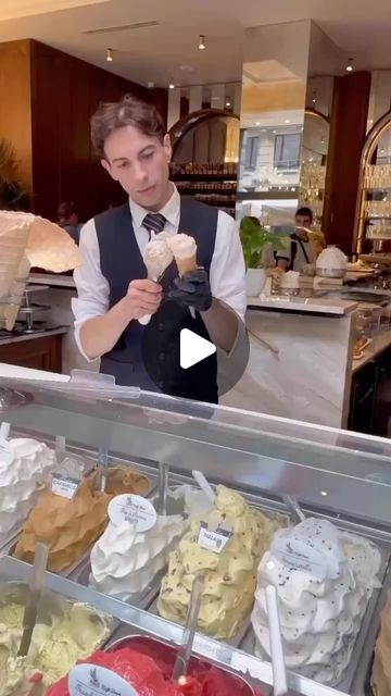 Italia ✦ SUPER ITALY ✦  🇮🇹 on Instagram: "Caffè Dante in Milan, does gelato 🍦 a bit differently 😋  📹 @vanessasimonetti at @caffedantemilano  Caffè Dante is one of the characteristic bars in Via Dante, a rare pedestrian area between Piazza del Duomo and Castello Sforzesco.   🍦Gelato is one of Italy’s most famous desserts, but Caffè Dante does gelato a bit differently! It’s silkier and thicker than ice cream, plus is that less cream and sugar, so it at least sounds healthier too 😋💕  #super_italy 🇮🇹 #italia #milano #milan #caffedante #gelato #gelatoitaliano #icecream #icecreamlover" Gelato Bar, Famous Desserts, Piazza Del Duomo, Milan Italy, Cream And Sugar, Beets, Milan, Bucket List, Ice Cream