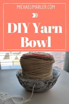 Love the yarn bowls but don’t want to spend the money to purchase one? You can easily DIY your own with 3 ingredients you probably already have in your kitchen!  #Yarnbowl #Yarn #Bowl #Homemade #SaltDough Yarn Bowls Diy, Diy Salt Dough, Wool Bowl, Homemade Christmas Ornaments Diy, Salt Dough Crafts, Dough Ideas, Yarn Bowls, Big Yarn, Diy Bowl