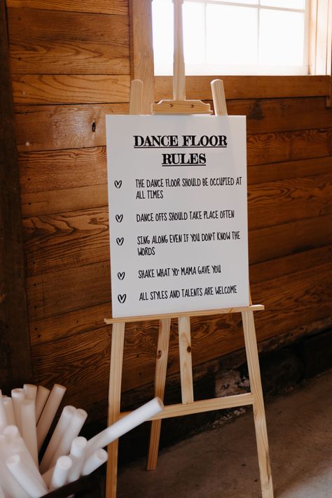 Rustic Wedding Dance Floor Ideas, Country Dance Floor, Indoor Dance Floor Wedding, Ffa Dance Themes, Fall Wedding Dance Floor, Dance Floor Rules Wedding Sign, Line Dancing Party Decorations, Line Dance Party Decorations, Western Wedding Dance Floor