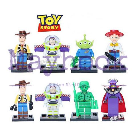 Toy Story Minifigure #LEGO #ToyStory #Minifigure Toy Story, Mini Figures, Donald Duck, Lego, Disney Characters, Toys, Disney, Pins, Fictional Characters