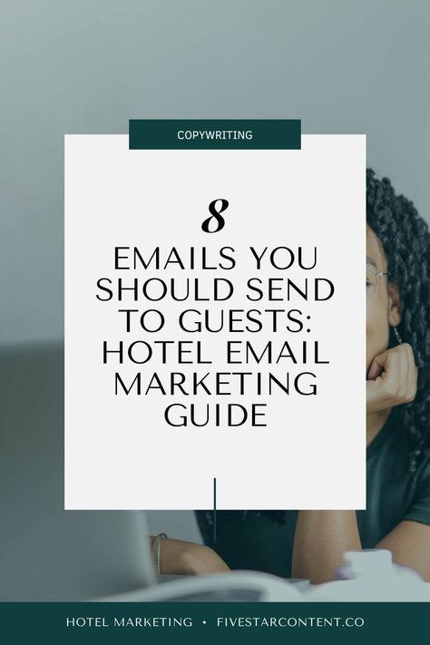 Your hotel email marketing campaigns could be nurturing new leads, upselling arriving guests and creating repeat business. Here’s exactly what to send and when. Hotel Email Marketing, Motel Makeover, Hospitality Tips, Hotel Marketing Design, Hotel Sales, Copywriting Course, Marketing Copywriting, Content Marketing Tools, Hotel Marketing