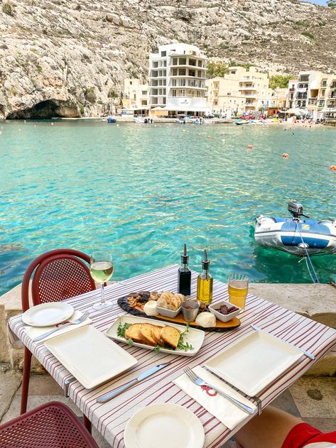 Malta Restaurant, Malta Itinerary, Malta Vacation, Mediterranean Lunch, Malta Food, Malta Travel Guide, Gozo Malta, Foods To Try, Malta Island