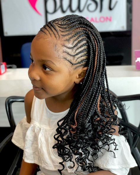 Braided hairstyles | Braided Cornrow hairstyles | Box Braids | Cornrow hairstyles Cornrolls Hairstyles Braids Kids, Girls Cornrows Black Kids, Cornrows Braids For Black Kids, Black High Ponytail, Cornrow Ideas For Kids, Kids Fulani Braids, Braids For Kids Black, Braids Hairstyles For Kids, Girls Braided Hairstyles Kids