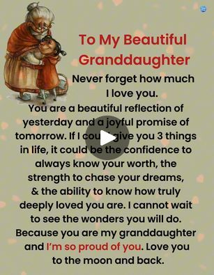 2.9M views · 22K reactions | To My Beautiful Granddaughter | To My Beautiful Granddaughter | By Happy LivingFacebook Special Granddaughter Quotes, Granddaughter Birthday Wishes Messages, Happy Birthday Granddaughter Beautiful, First Birthday Quotes, Crown Quotes, Granddaughter Quotes, To My Granddaughter, Beautiful Thoughts, Birthday Wishes Messages