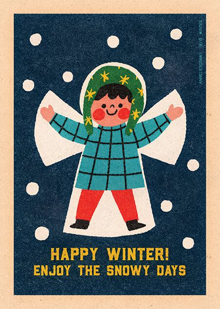 Vintage Illustration Christmas, Christmas Poster Ideas, Christmas Poster Design Ideas, Vintage Winter Art, Character Packaging, Vintage Christmas Illustration, Xmas Poster, Christmas Posters, 심플한 그림