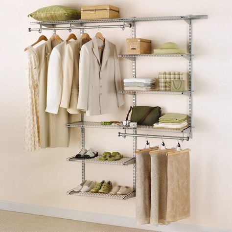 29 Closet Organizers So Brilliant, You'll Want to Overhaul Your Room This Weekend Rubbermaid Closet Organizer, Rubbermaid Closet, Closet Organizer Kits, Custom Closet Organization, Best Closet Organization, Closet Kits, Reach In Closet, Closet Organizing Systems, Instruções Origami