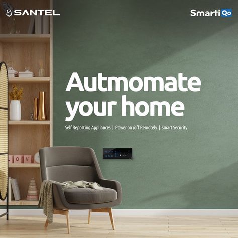 santel, hvac, air quality, innovation, services Home Automation Creative Ads, Save Electricity, Smart Home Automation, Smart Home Technology, Smart Living, Home Technology, Ads Creative, Home Automation, Smart Home