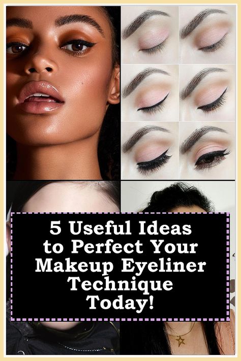 Discover 5 useful ideas to perfect your makeup eyeliner technique today! Whether you're a beginner or looking to refine your skills, this guide offers tips and tricks to achieve that flawless look. From mastering the perfect wing to choosing the right products, elevate your eyeliner game effortlessly. Transform your makeup routine and enhance your eyes with confidence. Dive in and unlock the secrets to stunning eyeliner application! Eyeliner Application, Eyeliner Techniques, Useful Ideas, Eye Liner Tricks, Angled Brush, Festival Makeup, Makeup Eyeliner, Harajuku Fashion, Makeup Routine