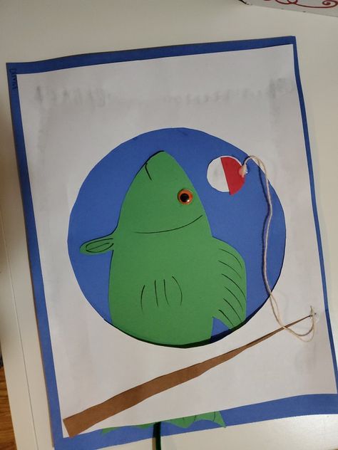 Ice fishing. Fishing. Kids. Craft Ice Fishing Crafts Preschool, Winter Sports Art For Preschool, Winter Sport Crafts For Kids, Fishing Preschool Crafts, Winter Sports Preschool, Winter Sports Crafts, Kids Craft Work, January Themes, Sports Crafts