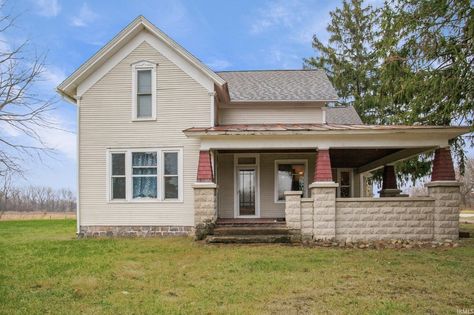 Here's a nicely updated circa 1900 Indiana farmhouse for sale with garage and barn on 3 lovely level acres that can be whatever you want it to be. An added bonus is the Nature Preserve directly across the street that you don't have to do anything for except enjoy it. Nice solid farmhouse, great location, outbuildings, 3 acres and nature preserve, what more can you ask for?   Realtor #backtotheland #countryhome #countryhomeforsale #countrylife #countrylifedreams #farmette #farmhouse Indiana Farmhouse, Updated Farmhouse, Life Dreams, Spacious Kitchens, Nature Preserve, Houses For Sale, Sunset Views, Walk In Pantry, Property Listing