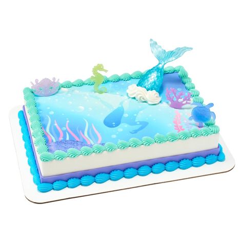 Mystical Mermaid, Lemon And Coconut Cake, Little Mermaid Cakes, Mermaid Theme Birthday Party, Mermaid Birthday Cakes, Mermaid Cake Topper, Cake Decorating Set, Edible Cupcake Toppers, Cake Decorating Kits