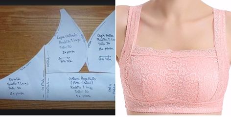 Free Bra Pattern, Diy Bra Pattern, Saree Jackets, Bra Sewing Pattern, Diy Bra, Bra Sewing, Bra Pattern, Sewing Lingerie, Blouse Hand Designs