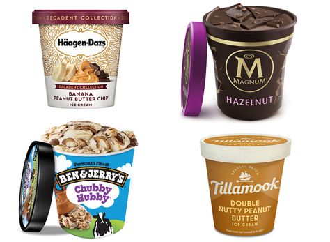 We uncovered the unhealthiest ice cream pints that are sold nationwide. Find out which ice cream brands' flavors are the worst for your waistline. Mini Fridge Food, Best Ice Cream Brand, Ice Cream Branding, Cream Branding, Hazelnut Ice Cream, Grocery Shelves, Ice Cream Pint, Fridge Food, Banana Butter