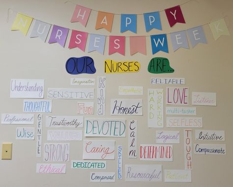 Nurses Week Board Ideas, Funny Nurse Week Awards, Nurse Week Decoration Ideas, Nurses Week Decoration Ideas, Hiring Event Ideas, Nursing Week Ideas, Nurse Week Ideas Activities, Nurses Week Theme Ideas, Nurses Week Games