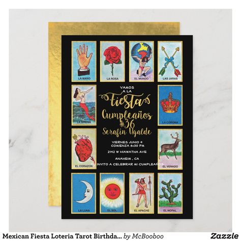 Loteria Birthday Invitations, Loteria Party Invitations, Loteria Invitations Template, Loteria Birthday Party Theme, Loteria Invitations, Loteria Party Ideas, Tarot Birthday, Mexican Party Invitation, Loteria Cards