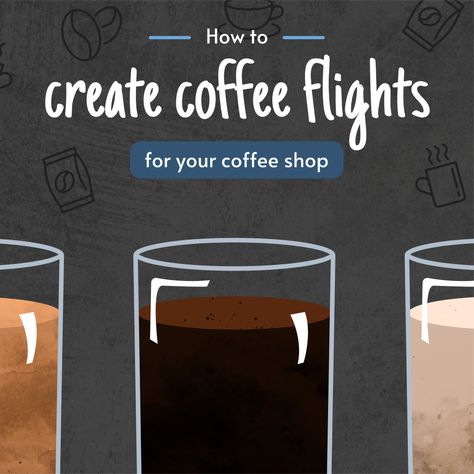 Flights are no longer reserved for just beer and wine! Check out our guide to learn everything you need to know about coffee flights. Coffee Flights, Mobile Coffee Cart, Beer And Wine, Coffee Serving, Coffee Carts, About Coffee, Cafe Menu, The Restaurant, A Coffee