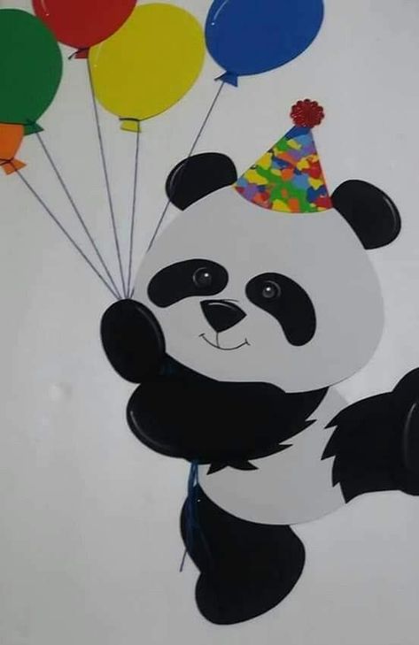 Panda Birthday Theme, Panda Quilt, Birthday Chart Classroom, Preschool Creative Art, Birthday Board Classroom, Panda Decorations, Birthday Chart, Teacher Appreciation Gifts Diy, Panda Birthday