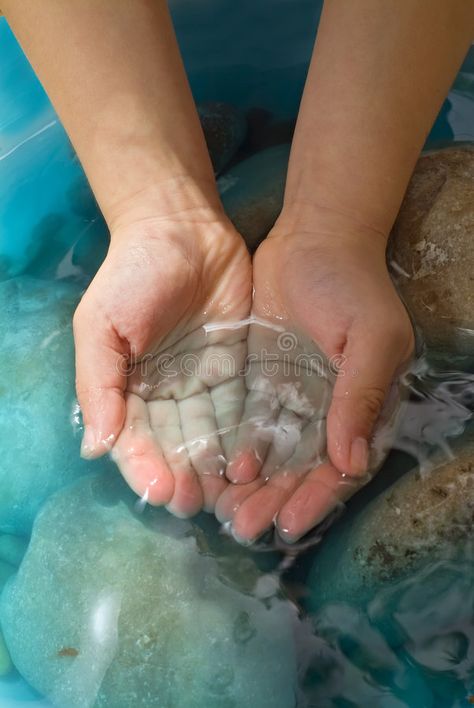 Hands stones water. Child's hands holding water, stones , #AFF, #water, #stones, #Hands, #holding, #hands #ad Hands Holding Water Tattoo, Hand Under Water, Hand In Water Drawing, Holding Water In Hands, Hands Cupping Reference, Cupped Hands Reference, Hands Cupping Water, Hands Holding Water, Water In Hands