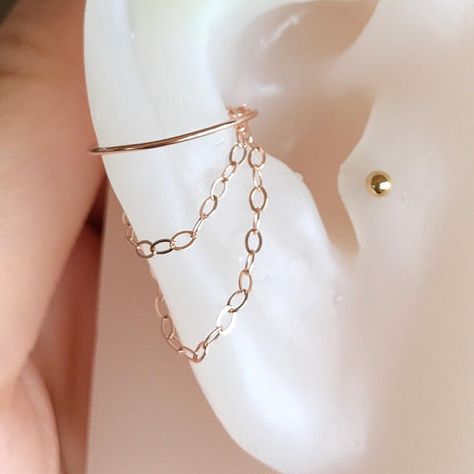 Conch Piercing Ring, Conch Piercing Jewelry, Conch Jewelry, Fantasy Earrings, Pretty Ear Piercings, Cool Piercings, Piercing Ring, Snake Jewelry, Conch Piercing