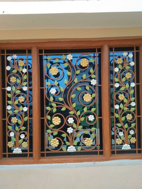 Modern Window Grill Designs 2022 | Metal Window Grill | Aluminium Window Grill | Window Grill Design https://youtu.be/Jx4i_rKcVXc Colorful Windows, Grill Window, Fancy Window, Grill Designs, Modern Window Grill, Window Grill Design Modern, House Window Design, Wallpapers Ideas, Wardrobe Interior