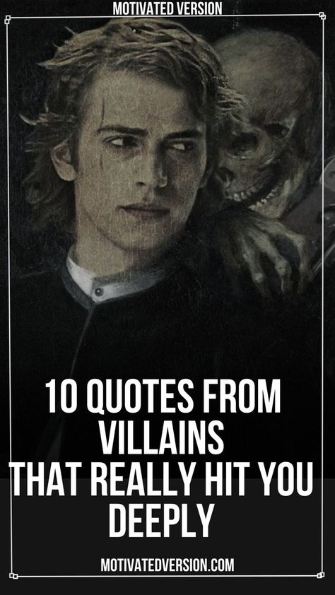 10 Quotes From Villains That Really Hit You Deeply Savage Movie Quotes, Mean Inspirational Quotes, I Question Everything Quotes, Favourite Quote Inspirational, Destroying Character Quotes, You Made Me The Villain Quotes, Quotes On Madness, Quotes About Being Annoying, Savage Words Quotes