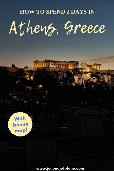 How to Spend 2 Days in Athens, Greece: Itinerary and Map for the World's Most Ancient City Mount Lycabettus, Athens Nightlife, Things To Do In Greece, Greece Travel Outfits, To Do In Greece, Things To Do In Athens, Athens Travel, Popular Places, The Acropolis